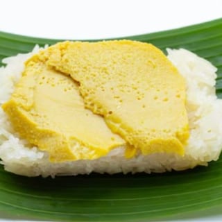 Sweet Sticky Rice w. Egg Custard 